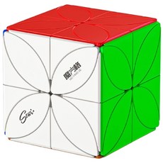 小小店舖 奇藝魔方格 四葉草 魔術方塊 異形方塊 益智玩具 彩色, 四葉草加強版