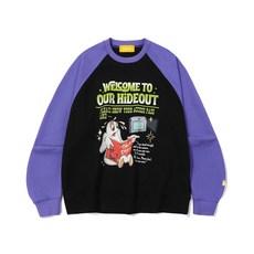 메인부스 Hideout Sweat셔츠(PURPLE)