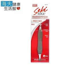 【海夫健康生活館】日本GB綠鐘 Seki 不銹鋼 肌膚粉刺 擠痘棒(SS-801), 1個, Silver