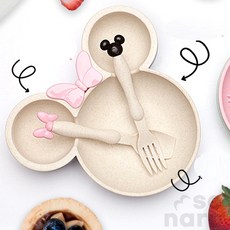 올스비 귀여운 캐릭터 컬러 식기세트 귀여운식기세트