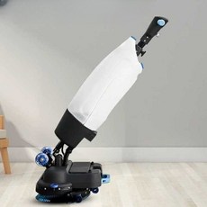 바닥 스크러버 청소기 상업용 전기 브러시 흡입 가구 화이트, 레드