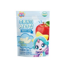 캐치티니핑 동결건조 과일칩 사과칩+캐릭터밴드증정, 12g, 5개
