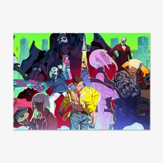 엣지러너 펠트 패브릭포스터, FP애니_엣지러너_08, A3