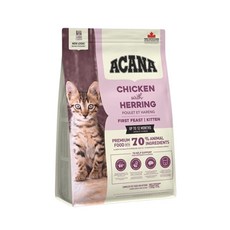 ACANA 愛肯拿 第一盛宴 雞肉鯡魚幼貓飼料 70%動物成分 1.8kg, 雞肉+蔬菜, 1袋