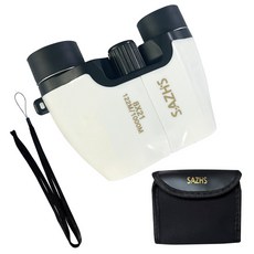 오페라글라스 콘서트 뮤지컬 쌍안경 고렌즈 고배율 망원경 22mm, 화이트