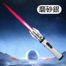 雨林薰舍 K39權杖耐高溫噴火槍 點火槍，戶外露營、居家使用皆適宜，安全耐用, 1個, 磨砂銀