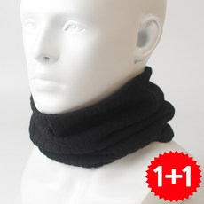 블랙딘 방한넥워머 1+1 넥워머 방한 목토시 버프, 1세트, STN-04 샌드스톤블랙