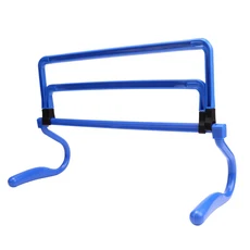 축구훈련용품 다기능 소형 장애물 장애물 축구 훈련 장비 속도 점프 바 색상 조절 가능 4 단 속도 1 개, 04 1 pc