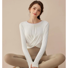 그리리 여성 요가복 긴팔+레깅스 세트 필라테스 트레이닝 헬스 운동복