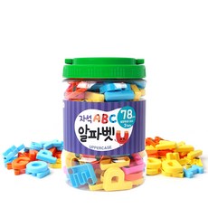 자석나라 자석글자놀이통 알파벳대문자, 1개
