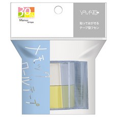 YAMATO Memoc 捲筒式便利貼 30週年限量版 強黏性雙色附切割台, 1個, 白+黃（現貨/BRK25CHWY）