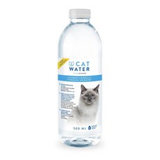 CAT WATER URINARY FORMULA 貓咪專用飲用水 冰川水 pH平衡 維持健康 500ml/4L 多罐組, 1個, 500mlx24罐組(超取限一箱)
