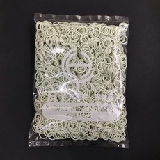 【HY】橡皮筋 No. 8 小尺寸包裝、電線零件綑綁 耐用不易斷, 1個, 500g, 白色