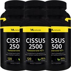 마이라이프 내추럴스 시서스 2500mg, 6개, 120정