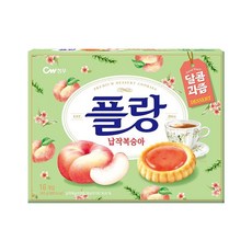 청우 플랑 납작복숭아 160g 타르트 쿠키, 1