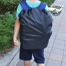 접이식 방수 배낭커버 다용도 검정 45L, 빠른배송