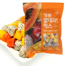냉동 열대과일3종믹스 1kg, 1개
