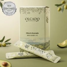 올카도 올리브 아보카도 오일 스틱 올리카도오일 엑스트라버진올리브오일 엑스트라버진아보카도오일, 14개, 10ml