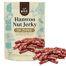 미각촌 30년 전통 한우 견과육포 국내산 한우 한돈에 아몬드를 첨가, 30개, 30g