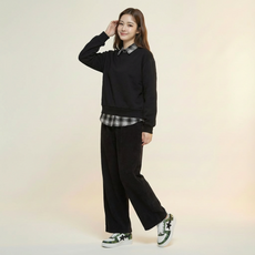 매장정품 HANGTEN 행텐 TEENS 틴즈 여아 폴리 백 브러쉬 와이드팬츠_100(14540-138-807-05) 14540-138-807-05 779650