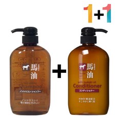 마유 샴푸 린스 에코 스칼프 무실리콘 지성 일본, 마유샴푸1개, 마유컨디셔너1개, 1개