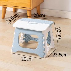 Yellwell휴대용 접이식 미니 스툴 다용도 휴대용 의자, 대형[접이식 두꺼운 모델]