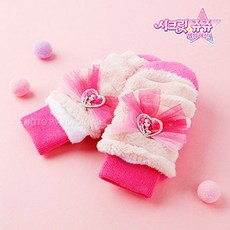 비니비 시크릿쥬쥬 리본 엄지 장갑