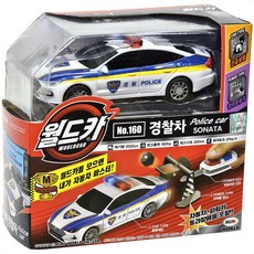 월드카 파워키 경찰차 No160 정품 미니카, 1개