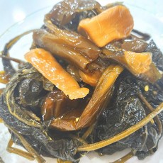 [대국맛짱] 연변반찬 밥도둑 볶은 연변 모듬장아찌(고추 무우 깻잎) (일요일&당일발송), 2개, 500g