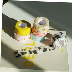자가점착밴드 자가 점착 손가락 붕대 훅그립 밴드 6color/테이핑, 옐로우