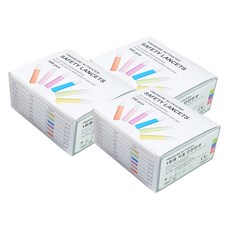 (정품) 아성 세이프티 일회용 자동 안전란셋 30G 100pcs, 3개, 100개입
