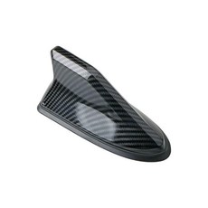 샤크 안테나 커버 액세서리 지붕 공중 라디오 신호 수신 자동차 장식 베이스 핀, 1GB, 카본파이버