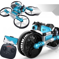 입문 촬영용 오토바이 드론 무선 WIFI 2in1 RC 호버링, 1개