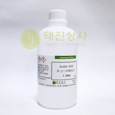 아세트산 1.1Mol (초산 빙초산 Acetic Acid) Solution 64-19-7 450ml