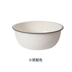 加厚加深多功能塑膠臉盆, 小號藍色, 1個