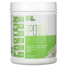 EVLution Nutrition 완두콩 단백질 무맛 454g(1lb), 454g, 1개