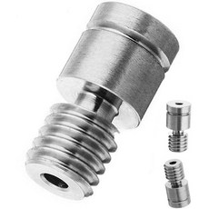 크리알리티 3D CR-10 엔더 3를 위한 메탈 핫엔드 티타늄 합금 M6 압출기 목구멍