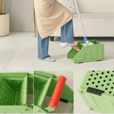 마대걸레 발로밟는 철제 짤순이 밀대탈수기 철발 걸레짜는기계 가게청소 청소도구, 파워짤순이 도금, 1개