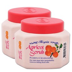 헤스피아 살구 스크럽 폼 클렌징, 2개, 550ml