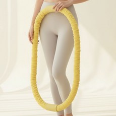 사롬사리 소프트 스프링 다이어트 훌라후프, 1개, 옐로우, 2.5kg