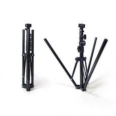 스마트폰 삼각대 스탠드 조명 방송 촬영 장비 유튜브 핸드폰 클램프 포함, 기본, 1개, 단일상품1