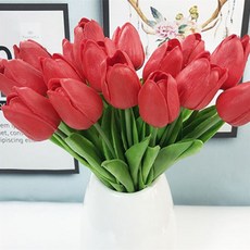 미소디자인 조화 튤립 1p 납골당조화, 파랑