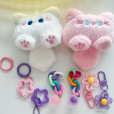 고양이 인형 키링만들기 2개 세트