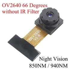 ESP32-CAM용 OV2640 카메라 모듈 2.4G Wifi 200 222 30 45 850nm 야간 투시 DVP 24PIN, 16 21MM-66-without IR