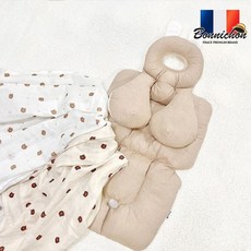 프랑스 보니숑 신생아 유모차라이너+거즈블랭킷, 유모차라이너-모노크롬, 거즈블랭킷-빅웨이브(오가닉)