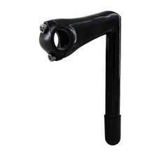 WEERAS 바이크 퀼 스템 33cm(13인치) 길이 알루미늄 합금 레크리에이션 자전거 로드 바이크 BMX용 25.4mm 클램프(블랙), 블랙