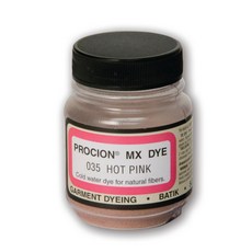 Jacquard Procion MX Tie Dye Powde Jacquard Procion MX Tie Dye Powder Hot Pink 2/3 Ounce Jar for Fab, 1 Count (Pack of 1), 미정