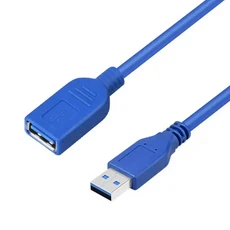 2M/3M USB 3.0 연장 케이블 초고속 USB 코드 연장 USB 3.0 A 타입(수) - A 타입(암) 최대 5Gbps PC 하드 디, 01 2m, 02 Blue