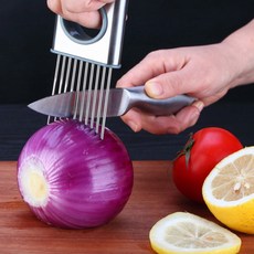 야채 슬라이스 홀더 핑거가드 칼질도우미 DT1291653, 1개