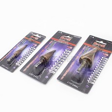 工具帝國 松の戀 六角柄 螺旋槽階梯鑽 10/11/13階 階梯鑽 鑽尾, 1個, JW635M 13階